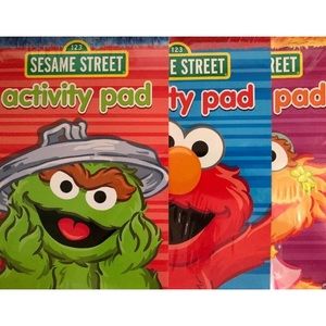 SESAME STREET Activity Pad Coloring &Activity Book